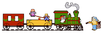 christmas train animated gif